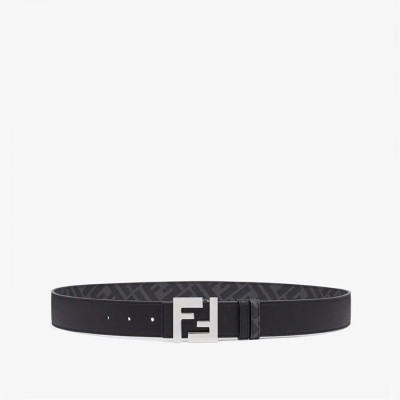 펜디 남성 시그니처 양면 벨트 - Fendi Mens Gray Belts - fe47x