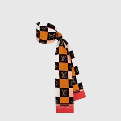 루이비통 여성 체크 모노그램 방도 - Louis vuitton Womens Check Monogram Bandana Scarf - lv564x