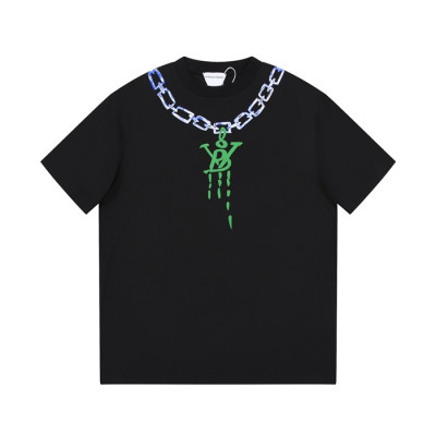 보테가베네타 남성 크루넥 블랙 반팔티 - Bottega veneta Mens Black Tshirts - bv40x