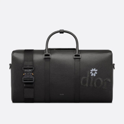 디올 남성 Lingot 블랙 키폴 - Dior Mens Black Keepall - di363x