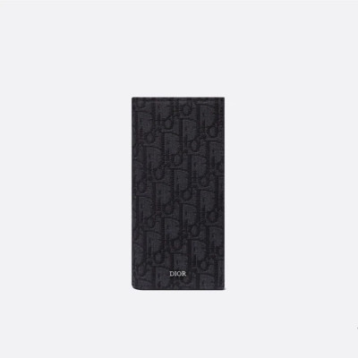 디올 남성 블랙 장지갑 - Dior Mens Black Long Wallets - di388x