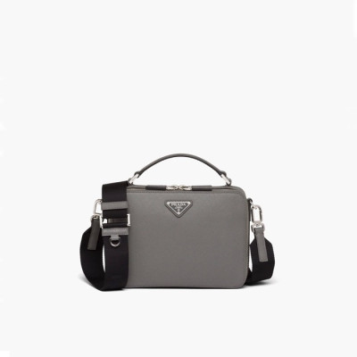 프라다 남성 그레이 크로스백 - Prada Mens Gray Cross Bag - pr301x