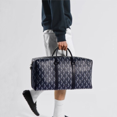 디올 남성 Lingot 블루 키폴 - Dior Mens Blue Keepall - di537x
