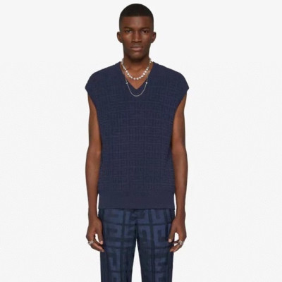 펜디 남성 네이비 베스트 - Fendi Mens Navy Vest - fe181x