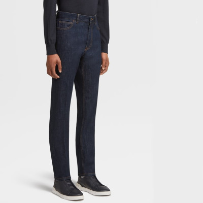 에르메네질도 제냐 남성 트렌디 네이비 청바지 - Ermenegildo Zegna Mens Navy Jeans - ze104x