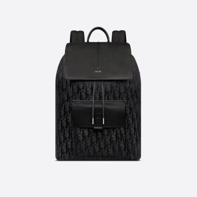디올 남성 CD 다이아몬드 힛더로드 백팩 【매장-500만원대】 - Dior Mens Black Back Pack - di641x