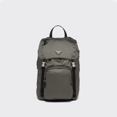 프라다 남성 리나일론 및 사피아노 가죽 백팩 포레스트 그린 2VZ135【매장-300만원대】 - Prada Mens Green Backpack - pr704x