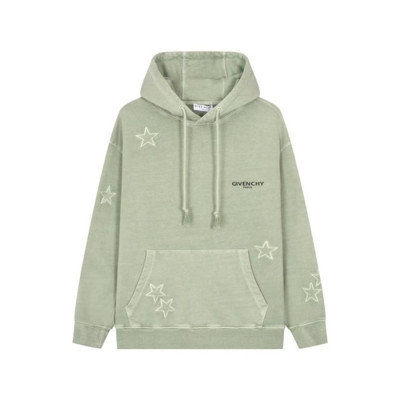 지방시 남성 그린 후드티 - Givenchy Mens Green Hoodie - gi352x