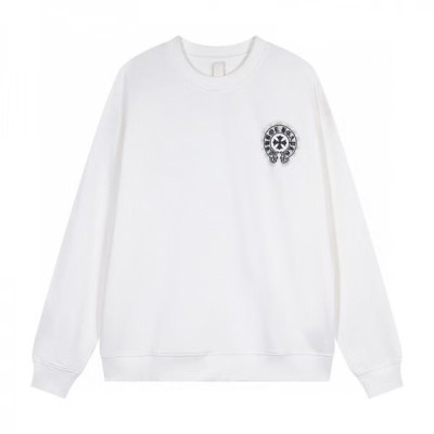 크롬하츠 남성 라운드 맨투맨 - Chrome Hearts Mens Round Tshirt - cr764x