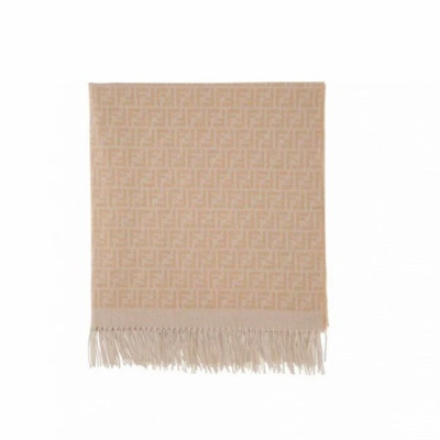 펜디 여성 베이지 양면 머플러 - Fendi Womens Beige Muffler - fe542x
