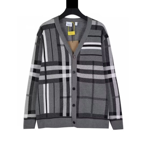 버버리 남성 그레이 브이넥 가디건 - Burberry Mens Gray Cardigan - bu328x