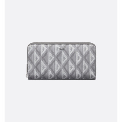 디올 남성 그레이 지퍼돌이 장지갑 - Dior Mens Gray Zippy Wallets - di825x