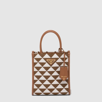 프라다 여성 심볼 자수 미니 백 1BA355 - Prada Womens Symbol Embroidered Mini Bag - pr788x