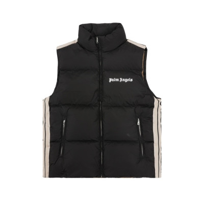 팜 엔젤스 남성 다운 베스트 - Palm Angels Mens Black Down Vest - pam414x