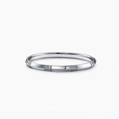 티파니 여성 화이트 골드 팔찌 - Tiffany Womens White Gold Bangle- acc521x