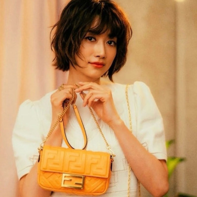 펜디 여성 오렌지 바게트 백 - Fendi Womens Baguette Bag - feb196x
