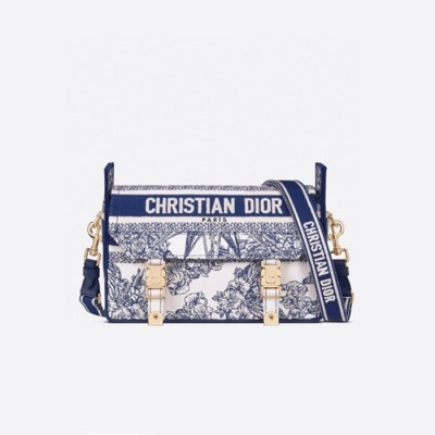 디올 여성 네이비 캠프백 - Dior Womens Navy Camp Bag - dib356x