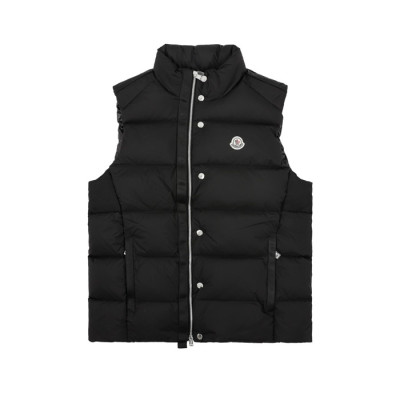 몽클레어 남성 블랙 덕다운 베스트 - Moncler Mens Black Vest - moc168x