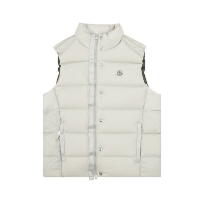 몽클레어 남성 화이트 덕다운 베스트 - Moncler Mens White Vest - moc169x