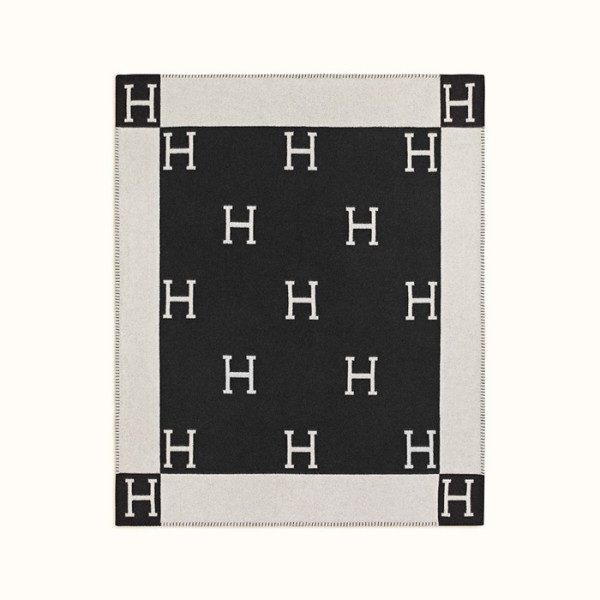 에르메스 겨울 블랙 담요 - Hermes Black Blanket - acc1645x