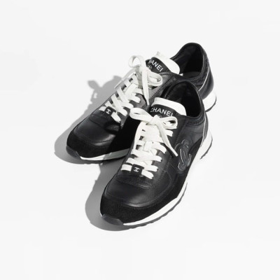 샤넬 여성 카프스킨 스니커즈 - Chanel Womens CC Sneaker - chs98x