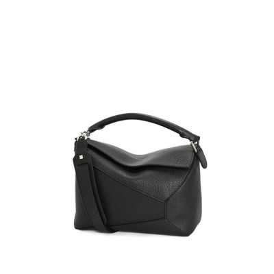 로에베 여성 블랙 라지 퍼즐백 - Loewe Womens Black Puzzle Large Bag - lob938x