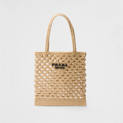 프라다 여성 크로셰 토트백 1BG493 - Prada Womens Crochet Tote Bag - prb1572x