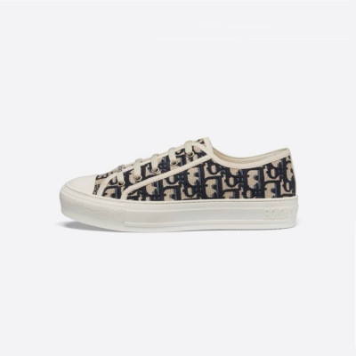 디올 여성 네이비 워크 앤 디올 - Dior Womens Navy Sneakers - dis604x