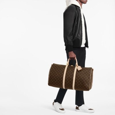 루이비통 남성 키폴 반둘리에 55 M41414 - Louis vuitton Mens Keepall Bandoulière 55 - lvb1763x