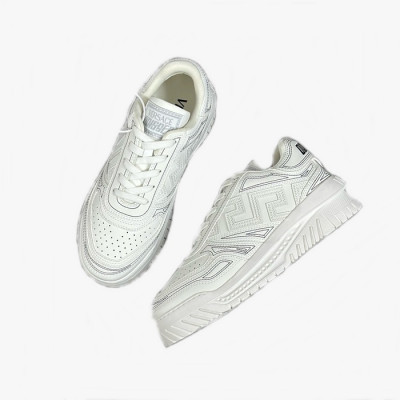 베르사체 남성 화이트 스니커즈 - Versace Mens White Sneakers - ves805x