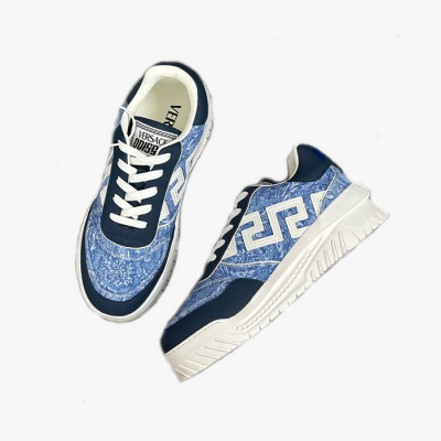 베르사체 남성 블루 스니커즈 - Versace Mens Blue Sneakers - ves807x