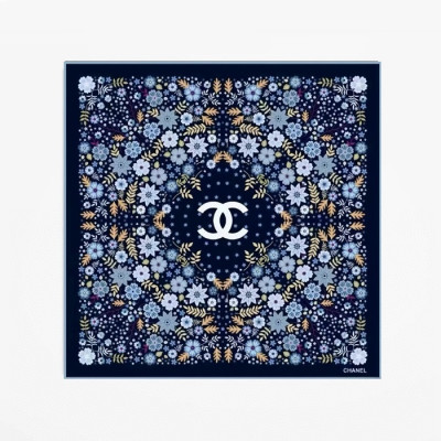 샤넬 여성 네이비 스카프 - Chanel Womens Navy Scarf - acc2261x