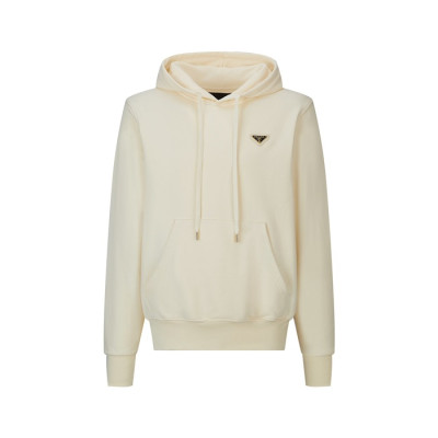 프라다 남성 아이보리 후드티 - Prada Mens Ivory Hoodie - prc1827x