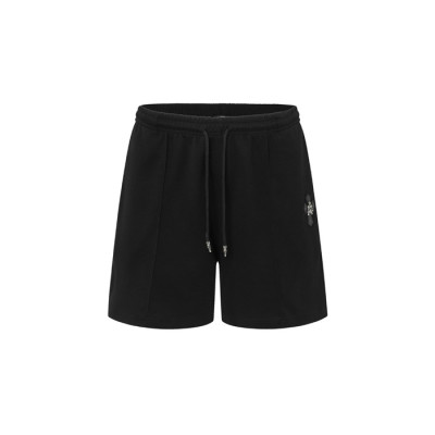 크롬하츠 남성 캐쥬얼 반바지 - Chrom Hearts Mens Black Half-pants - chc1882x