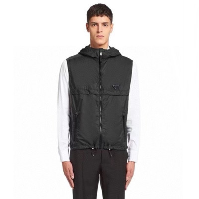 프라다 남성 후드 베스트 - Prada Mens Hood Vest - prc1963x
