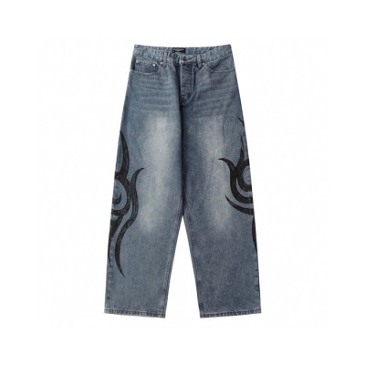 발렌시아가 남성 블루 청바지 - Balenciaga Mens Blue Jeans - bac2060x
