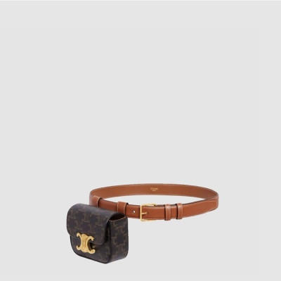 셀린느 여성 트리오페 샤이니 벨트 백 - Celine Womens Triomphe Shiny Belt Bag - ceb2608x