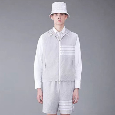 톰브라운 남성 후드 베스트 - Thom Browne Mens Hood Vest - thc2339x