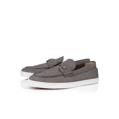 크리스찬 루부탱 남/녀 스웨이드 로퍼 - Christian Loubutin Unisex Loafer - cls1403x