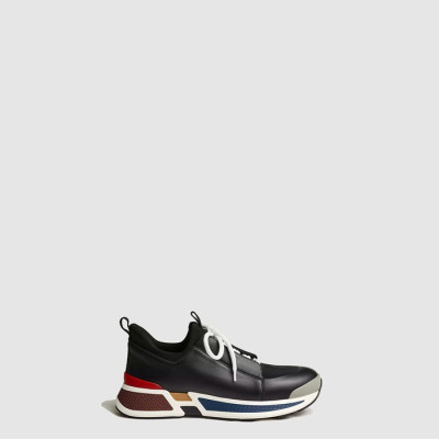 에르메스 남/녀 블랙 스니커즈 - Hermes Mens Unisex Just Sneakers - hes1405x