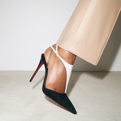 크리스찬 루부탱 여성 화이트 하이힐 - Christian Loubutin Womens High heels - cls1529x