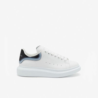 알렉산더 맥퀸 남/녀 화이트 스니커즈 - Alexander McQueen Unisex White Sneakers - aqs1547x