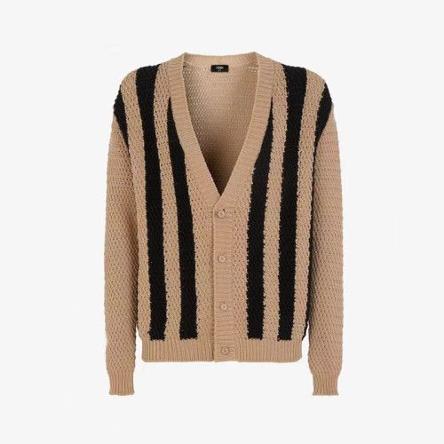 펜디 남성 브이넥 가디건 - Fendi Mens V-neck Cardigan - fec2473x