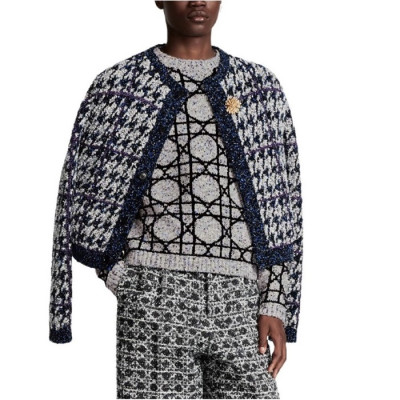 디올 남성 라운드 가디건 - Dior Mens Round Cardigan - dic3282x