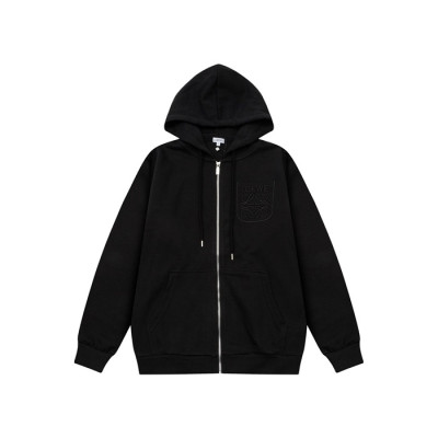 로에베 남성 집업 후드티 - Loewe Mens Zip-up Hoodie - loc4087x