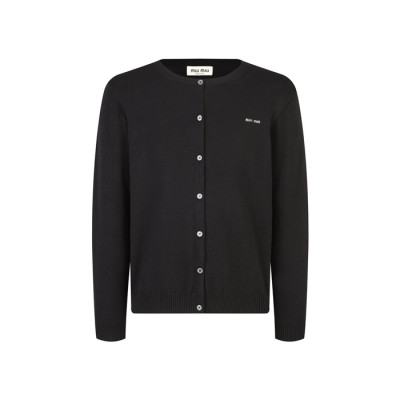 미우미우 여성 라운드 가디건 - Miumiu Womens Round Cardigan - muc4145x