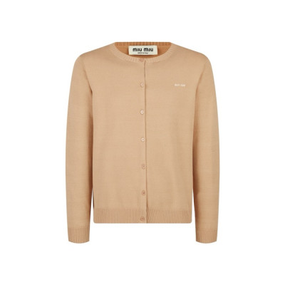 미우미우 여성 라운드 가디건 - Miumiu Womens Round Cardigan - muc4146x