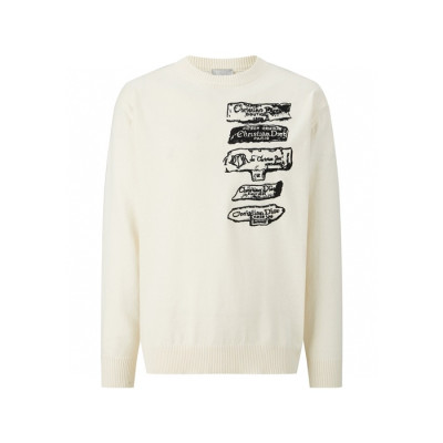 디올 남성 라운드 스웨터 - Dior Mens Round Knitwear - dic4296x