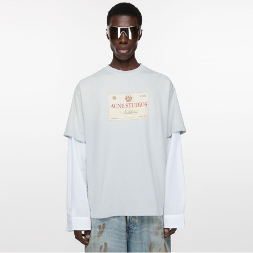아크네 남성 크루넥 긴팔티 - Acne Mens Round Tshirt - anc5175x