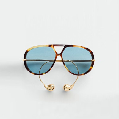 보테가베네타 여성 프리미엄 메탈 프레임 선글라스 - Bottega veneta Womens Premium Metal Frame Sunglasses - acc4166x